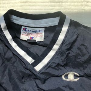 Vintage 90’s Champion Pullover Navy Windbreaker LG